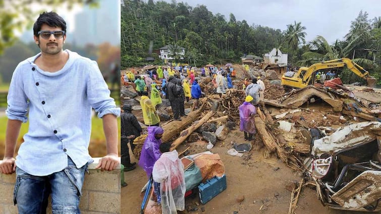 Actor prabhas donated Rs 2 crore to Wayanad landslide relief fund Prabhas: మరోసారి గొప్పమనసు చాటుకున్న ప్రభాస్, వయనాడ్ బాధితులకు భారీగా ఆర్థికసాయం