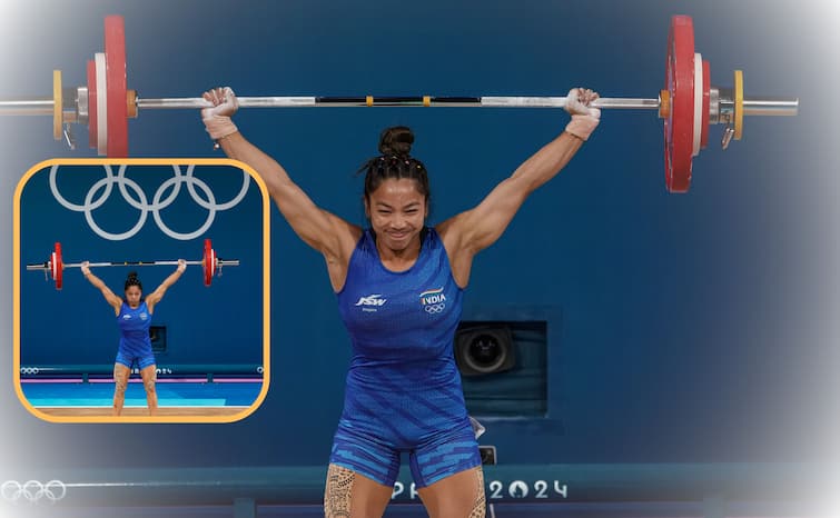 Paris Olympic 2024 Weightlifting Women 49kg Mirabai Chanu Finishes Fourth Paris Olympic Paris Olympic 2024 Weightlifting: बर्थडे पर टूटा मीराबाई चानू का सपना! 1Kg वजन से चूकीं ओलंपिक पदक