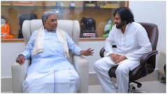 Pawan Kalyan: ఏనుగుల కోసం కర్ణాటక వెళ్లిన పవన్ కల్యాణ్- సీఎం సిద్ధారామయ్యతో చర్చలు