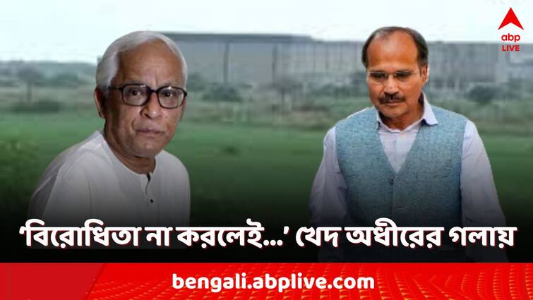 buddhadeb bhattacharjee death Adhir chowdhury reaction regrets for not supporting in Singur Adhir Chowdhury: 'সিঙ্গুরে বিরোধিতা না করলেই মনে হয় ভাল হতো', বুদ্ধ-প্রয়াণের পর খেদ অধীরের গলায়