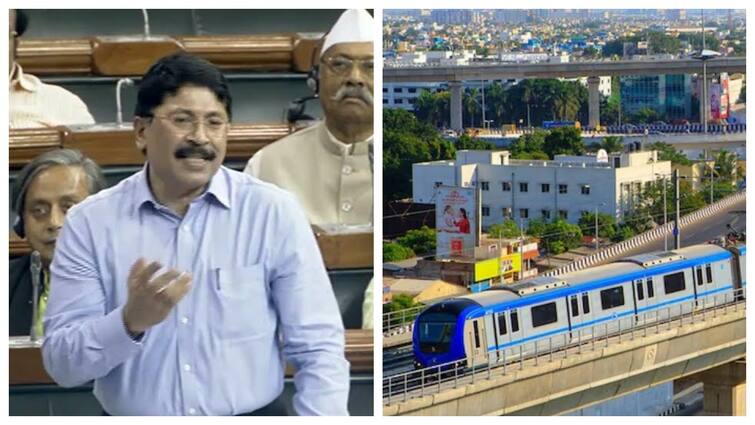 DMK MP Dayanidhi Maran asks the reason behind Delay in funds for Chennai metro rail project சென்னை மெட்ரோ ரயில் திட்டம் தாமதமாவதற்கு இதுவே காரணம்! தயாநிதி மாறன் கேள்விக்கு மத்திய அரசு பதில்!