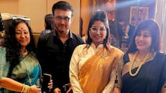 Snehasish Ganguly Marriage: অভিমান ভুলে দাদার রিসেপশনে হাজির সৌরভ, কী পোশাক পরেছিলেন নবদম্পতি?