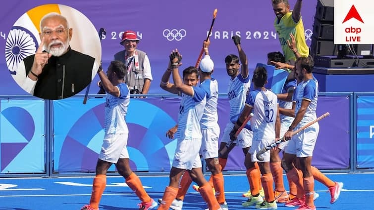 paris olympics 2024 narendra modi wish indian hockey team afgter clinch bronze medal Indian Hockey: ''অধ্যাবসায়, পরিশ্রম ও টিম স্পিরিটের সফলতা'', হকি দলের ব্রোঞ্জ জয়ের পর শুভেচ্ছা প্রধানমন্ত্রীর