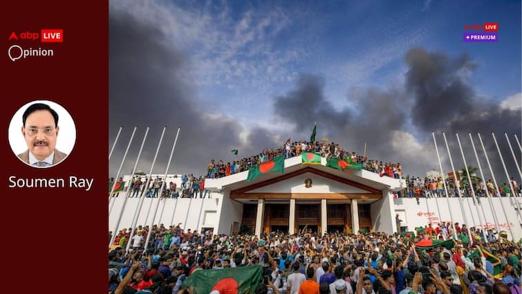 The Foreign Hand In Bangladesh Chaos: It Wasn’t Students Who Tore Down Mujibur Rahman Statue abpp Opinion | The Foreign Hand In Bangladesh Chaos: It Wasn’t Students Who Tore Down Mujibur Rahman Statue