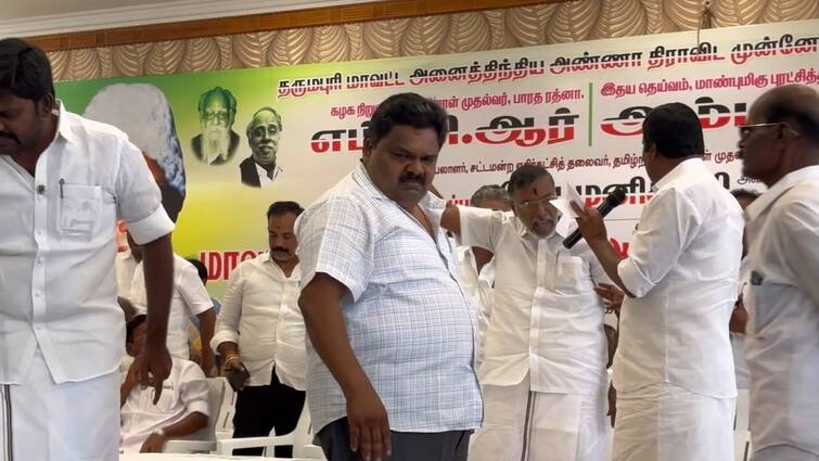 ADMK held today meeting in Dharmapuri There was a ruckus in the board meeting - TNN 