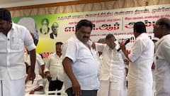 முன்னாள் அமைச்சர் அன்பழகன் 1996-ல் வந்தவர், ஆனால், நாங்கள்”.... பாசறை நிர்வாகி பேச்சால் பரபரப்பான கூட்டம்