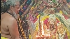 ஆடிப்பூரம்: உழவர் சந்தை ஸ்ரீ வாராஹி அம்மன் ஒரு லட்சம் வளையலால் அலங்காரம்