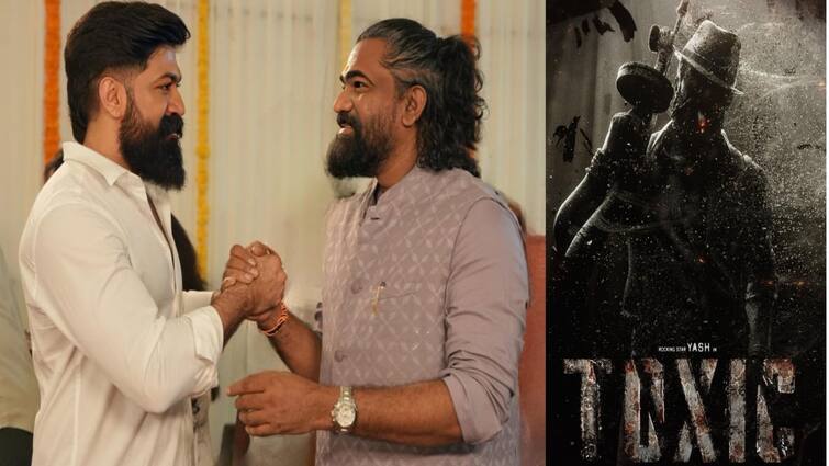 Yash next film toxic shoot begins today his first day look is viral in social media 'Toxic' shoot begins : நியூ லுக்கில் ராக்கி பாய் அடுத்த வேட்டை ஆரம்பம்!  பூஜையுடன் 'டாக்சிக்' ஷூட்டிங் இன்று ஆரம்பமானது...
