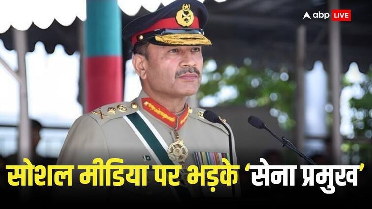 pakistan General Munir angry over comparison of Pakistan with Bangladesh warns against spreading anarchy on social media सोशल मीडिया पर बांग्लादेश से पाकिस्तान की हुई तुलना तो भड़के सेना प्रमुख असीम मुनीर, कहा- यहां ऐसी गलती की तो...