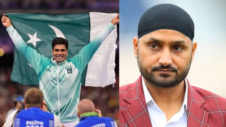 harbhajan singh congratulates arshad nadeem fake account brutally trolled after paris olympics 2024 historic gold medal Paris Olympics 2024: अरशद नदीम को दे रहे थे बधाई, फिर हुआ बहुत बड़ा ब्लंडर; ऐसे हरभजन सिंह का हो गया मोये-मोये