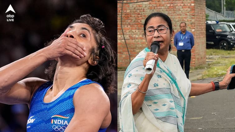 Mamata Banerjee hints at conspiracy as Vinesh Phogat losses out on Paris Olympics 2024 medal Mamata Banerjee on Vinesh Phogat: 'যে মেয়েটা সোনা আনতে পারত...' বিনেশের অলিম্পিক্স পদক হাতছাড়ায় বঞ্চনা-তত্ত্ব, মমতার নিশানায় কে?