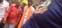 Manoj Jarange Patil In Kolhapur : मनोज जरांगे पाटलांकडून आगीत भस्मसात झालेल्या केशवराव भोसले नाट्यगृहाची पाहणी