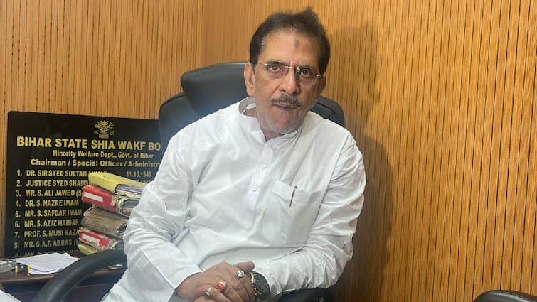 Bihar Shia Waqf Board President Afzal Abbas statement on Waqf Board Act Amendment Bill ann 'आज मालिक हैं, कल को नौकर बन जाएंगे', शिया वक्फ बोर्ड के चेयरमैन का संशोधन बिल पर बड़ा बयान