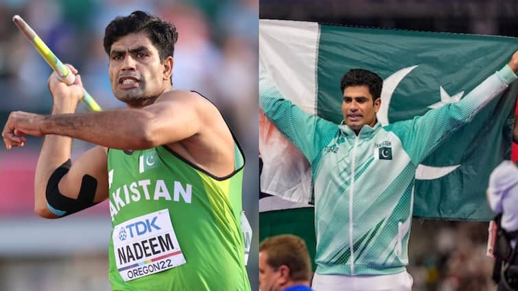 arshad nadeem to get 10 crore prize money from pakistan punjab government sports city to be named after him after javelin throw gold medal Paris Olympics 2024: पंजाब सरकार ने खोला खजाना, 10 करोड़ की प्राइज़ मनी और...; अरशद नदीम को मिलेगा ये सब