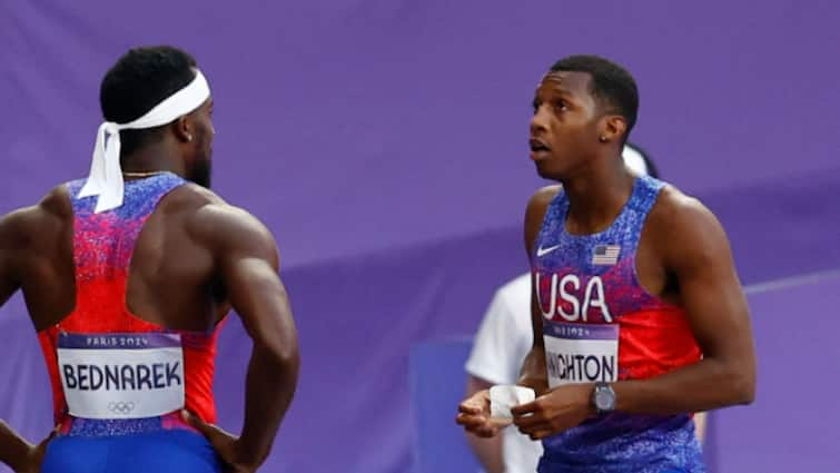 Paris Olympics 2024 USA Athlete Erriyon Knighton Avoids Media After Men's 200m Final Doping Controversy Erriyon Knighton Raises Eyebrows By Skipping Media Interaction After 200m Final Amid Doping Controversy At Paris Olympics 2024