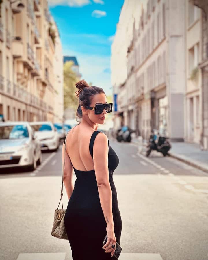 Malaika took to Instagram where shared a series of pictures from her Paris getaway.