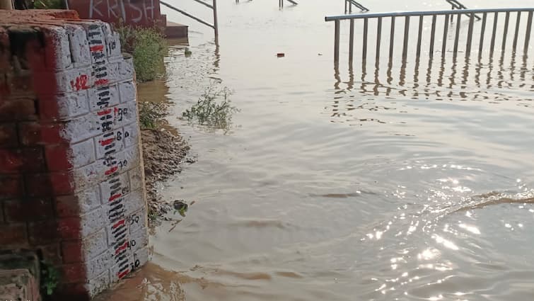 Bihar Flood Buxar Ganga water level increased above danger mark ann Bihar Flood: बक्सर में गंगा का रौद्र रूप, खतरे के निशान से ऊपर बह रहा नदी का पानी, DM ने लिया हालात का जायजा