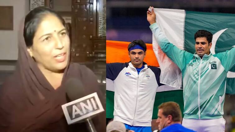 pakistan fans praised neeraj chopra mother statement on arshad nadeem after paris olympics gold medal Neeraj Chopra: नीरज चोपड़ा की मां ने ऐसा क्या कहा, जो पाक फैंस खूब लुटा रहे प्यार; सरहद पार से आया ये रिएक्शन