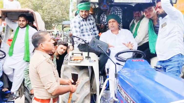 Bharatiya Kisan Union Tikait took out tractor rally against government in Firozabad ann BKU टिकैत गुट ने सरकार के खिलाफ निकाली ट्रैक्टर रैली, जानें- किसानों ने क्या की है मांग