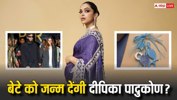 Deepika Padukone Ranveer Singh expecting baby boy customised gifts drop major hint दीपिका पादुकोण देने वाली हैं बेटे को जन्म? ब्लू गिफ्ट पैक देखकर फैंस ने लगाए कयास