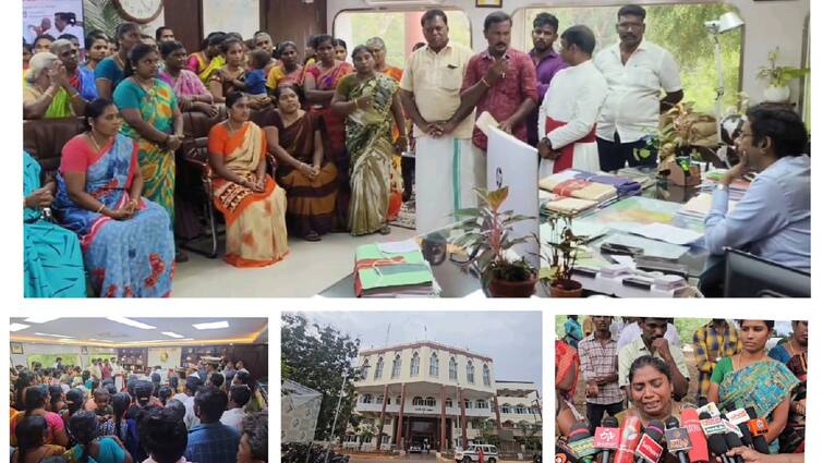 Thoothukudi Daruvaikulam fishermen Families who met the collector - TNN இலங்கை கடற்படையால் சிறைபிடிக்கப்பட்ட தருவைகுளம் மீனவர்கள்- கண்ணீருடன் காத்திருக்கும் குடும்பங்கள்