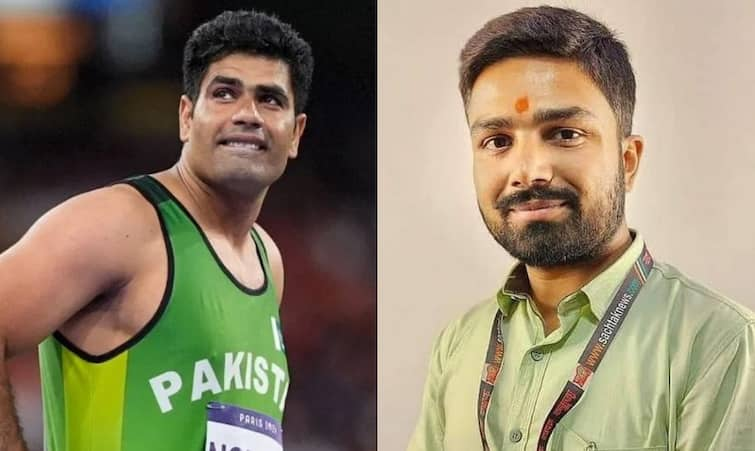 Pakistani Olympian Arshad Nadeem Dope Test Demanded by Manish Kashyap after Neeraj Chopra Loss Vinesh Phogat Case Paris Olympics 2024 Paris Olympics 2024: पेरिस ओलंपिक में गोल्ड जीतने वाले अरशद नदीम का होगा डोप टेस्ट? नीरज चोपड़ा की हार के बाद मनीष कश्यप की मांग