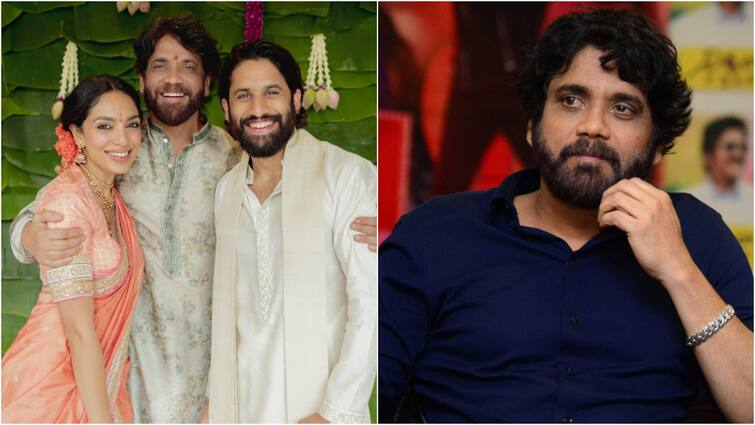 Nagarjuna Akkineni Explains on Naga Chaitanya and Sobhita Dhulipala Hurried Engagement Nagarjuna Akkineni: అందుకే హడావుడిగా నిశ్చితార్థం జరిపించాం - శోభిత వల్ల చై మళ్లీ సంతోషంగా కనిపించాడు..