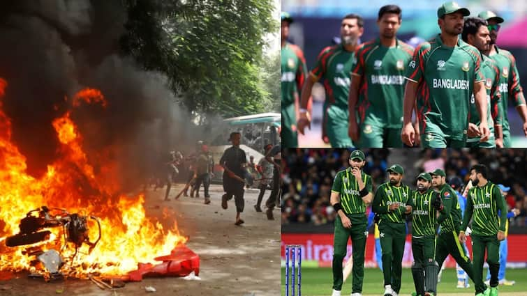 ban vs pak test series 2024 latest update bangladesh team travel to pakistan five days ahead of shcedule amid reservation protests Bangladesh Crisis: पाकिस्तान-बांग्लादेश सीरीज पर बहुत बड़ा अपडेट, विरोध प्रदर्शन के बीच बोर्ड ने लिया ये फैसला