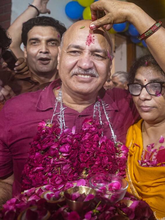 जेल से निकलने के बाद मनीष सिसोदिया सबसे पहले कहां गए?