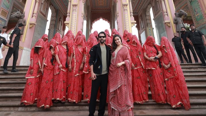 'Stree 2' is about to release. As the film nears release, its lead cast Shraddha Kapoor and Rajkummar Rao were seen in full promotional swing at Jaipur.