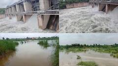 राजस्थान: मानसून की बारिश का रौद्र रूप, भरतपुर के 20 गांवों को खतरा, खोलने पड़े पांचना बांध के 3 गेट