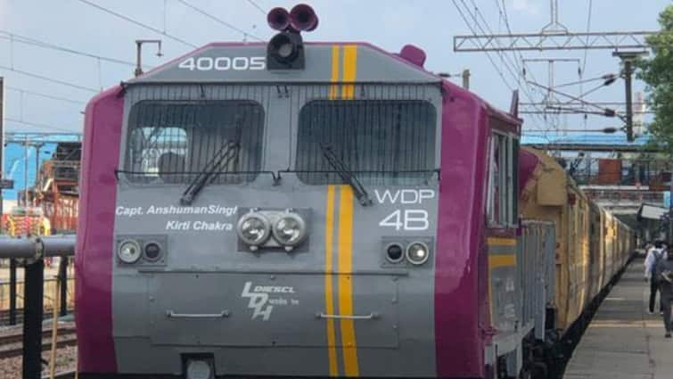 Indian Railways Dedicates Special Locomotive To Captain  Anshuman Singh Indian Railways Dedicates Special Locomotive To Captain  Anshuman Singh For His 'Courage And Valour' — WATCH