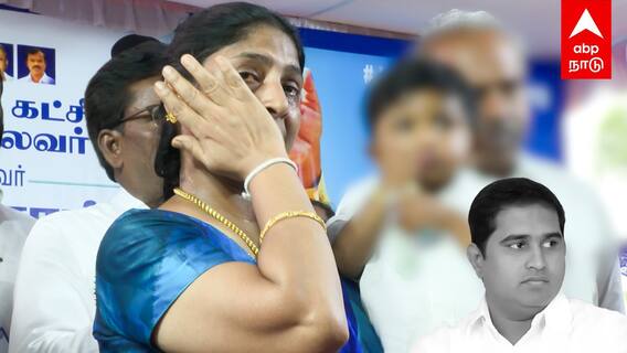 Armstrong Wife Crying : குழந்தையை பார்த்து தேம்பி அழுத ஆம்ஸ்ட்ராங் மனைவி..உருக்கமான காட்சி