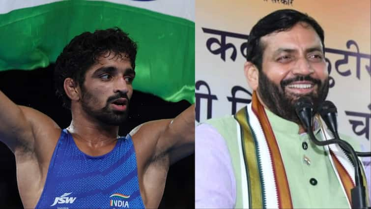 Paris Olympics 2024 Haryana Cm Nayab Singh Saini Congratulated Wrestler Aman Sehrawat On Winning Bronze 'हरियाणा के लाडले बेटे...', अमन सहरावत के ब्रॉन्ज मेडल जीतने पर क्या बोले CM नायब सिंह सैनी?