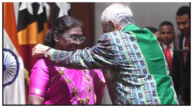 राष्ट्रपति द्रौपदी मुर्मू को इस देश ने अपने सर्वोच्च सम्मान से किया सम्मानित