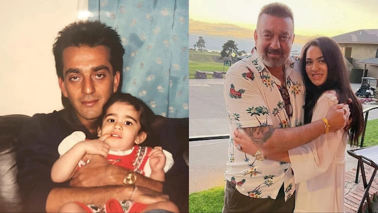 Sanjay Dutt daughter Trishala Dutt turns 36 actor expressed his love by sharing her childhood photo 36 साल की हुईं संजय दत्त की बड़ी बेटी त्रिशाला, एक्टर ने बचपन की क्यूट फोटो शेयर कर लुटाया प्यार