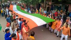 बीजेपी की तिरंगा यात्रा 11 अगस्त से होगी शुरू, करीब 5 करोड़ तिरंगे यूपी में फहराने का है लक्ष्य