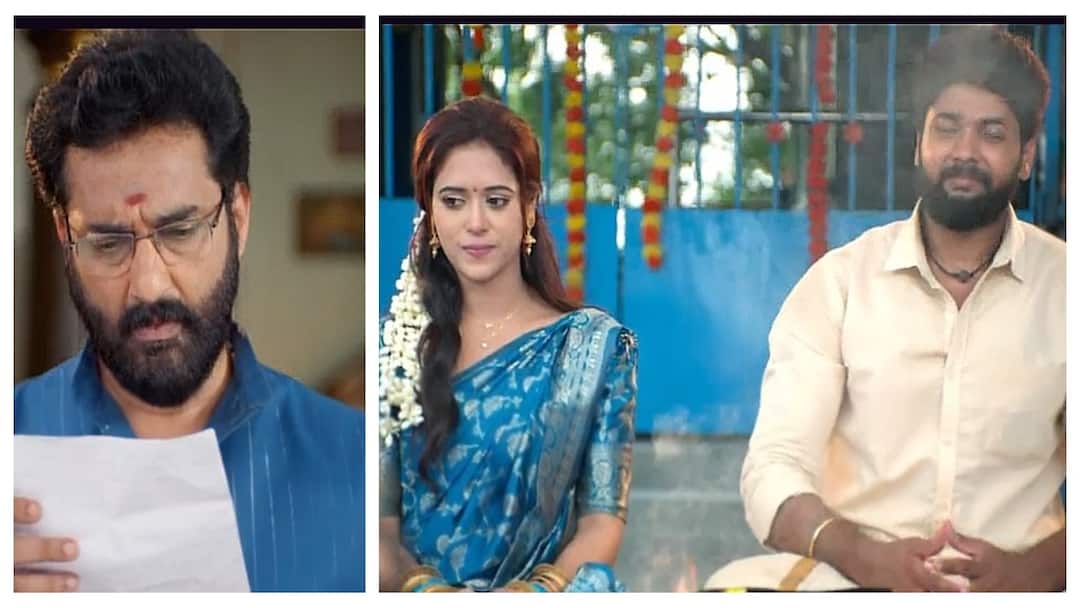 zee tamil sandhya ragam serial episode update know full details Sandhya Ragam: சீனு - மாயா திருமணம்? கிணற்றில் குதித்த ஷாரு! சந்தியா ராகம் சீரியலில் அடுத்து நடக்கப்போவது என்ன?
