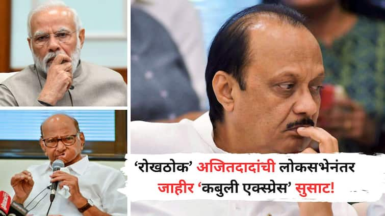 Onion export issue Modi criticism of Sharad Pawar Ajit Pawar admit of the mistakes made in the Lok Sabha elections Ajit Pawar : मी मोदींना बोललो होतो ते चंद्रकांत पाटलांना थेट झापलं; अजितदादांची लोकसभा निकालानंतर 'कबुली एक्स्प्रेस' सुसाट! आतापर्यंत कोणकोणती जाहीर कबुली दिली?