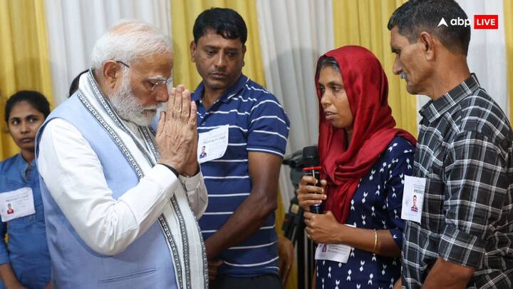 पीएम मोदी ने एक राहत शिविर का भी दौरा किया, जहां भारी भूस्खलन के कारण विस्थापित हुए कई लोग रह रहे हैं. उन्होंने घटना से प्रभावित कुछ लोगों से बातचीत की. इनमें दो बच्चे भी शामिल थे, जिन्होंने इस आपदा में अपने प्रियजनों को खो दिया था.