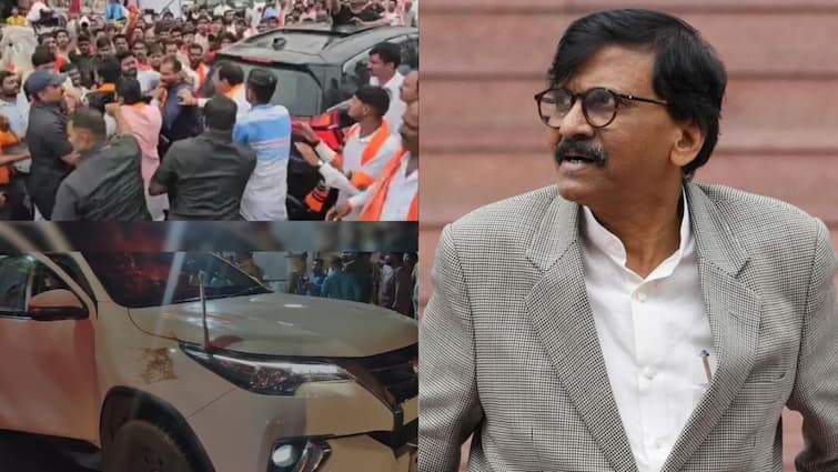 Sanjay Raut slams Raj Thackeray and Amit Shah after mns attack on uddhav thackeray convy in Thane Shivsena Vs MNS: दिल्लीच्या अहमदशहा अब्दालीने महाराष्ट्रात गोंधळ घालण्यासाठी काही नेत्यांना सुपारी दिलेय, ठाण्यातील मनसेच्या राड्यानंतर संजय राऊतांची प्रतिक्रिया