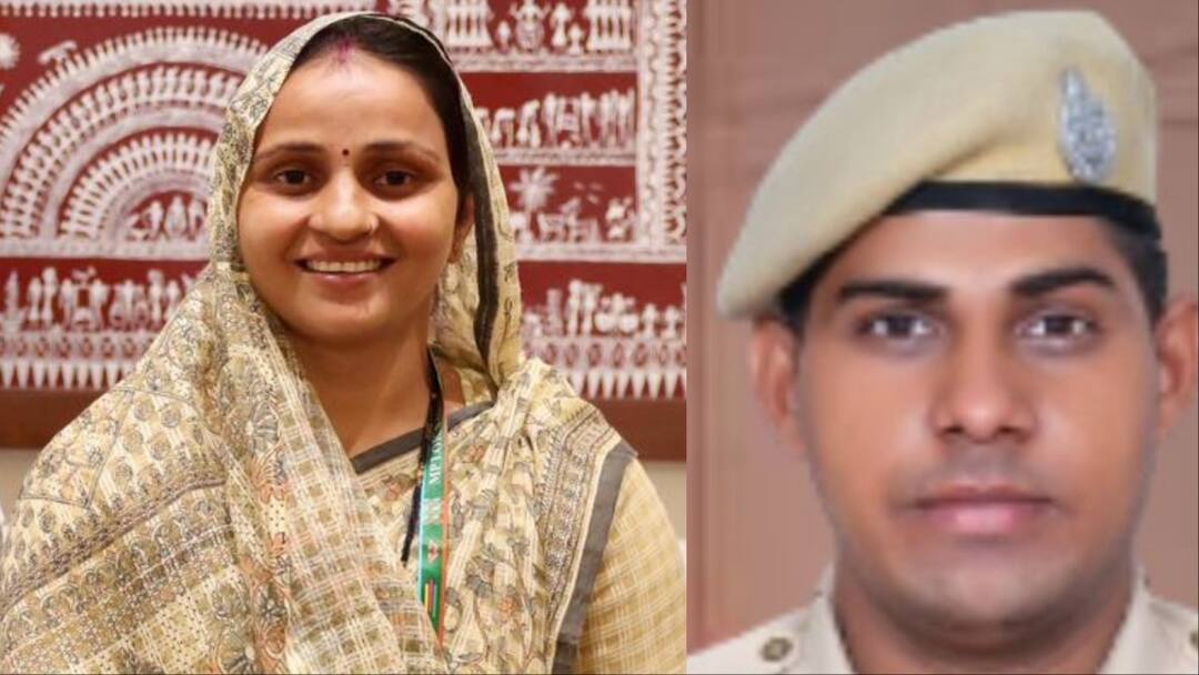 Congress MP Sanjana Jatav Constable husband will protect her made PSO Rajasthan ann कांग्रेस MP संजना जाटव की सुरक्षा करेंगे कॉन्स्टेबल पति, बनाया अपना PSO, बोलीं- 'सांसद बनने के...’