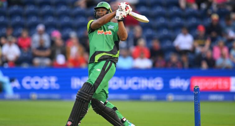 Kieron Pollard Smashes Five Consecutive Sixes Off Rashid Khan The Hundred WATCH: Kieron Pollard Smashes Five Consecutive Sixes Off Rashid Khan