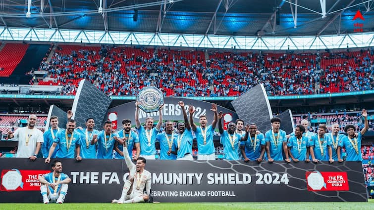 Man City beat Man United on penalties to clinch FA Community Shield Man City vs Man United: টানটান ম্যাঞ্চেস্টার ডার্বিশেষে পেনাল্টিতে মরশুমের প্রথম ট্রফি জিতে নিল ম্যাঞ্চেস্টার সিটি