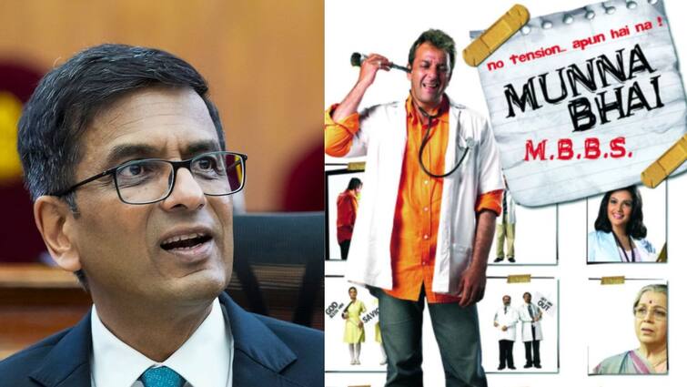 CJI Chandrachud Recalls Munna Bhai MBBS Jaadoo Ki Jhappi While Speaking To Doctors CJI Chandrachud Recalls Munna Bhai's 'Jaadoo Ki Jhappi' While Speaking To Doctors