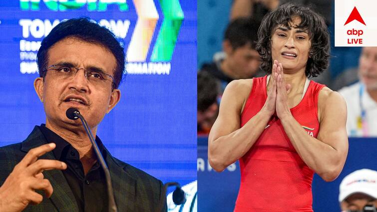 She deserves the silver Sourav Ganguly on Vinesh Phogat's appeal for medal get to know Vinesh Phogat: বিনেশের আবেদন কি আদৌ সঠিক? এবার মুখ খুললেন সৌরভও