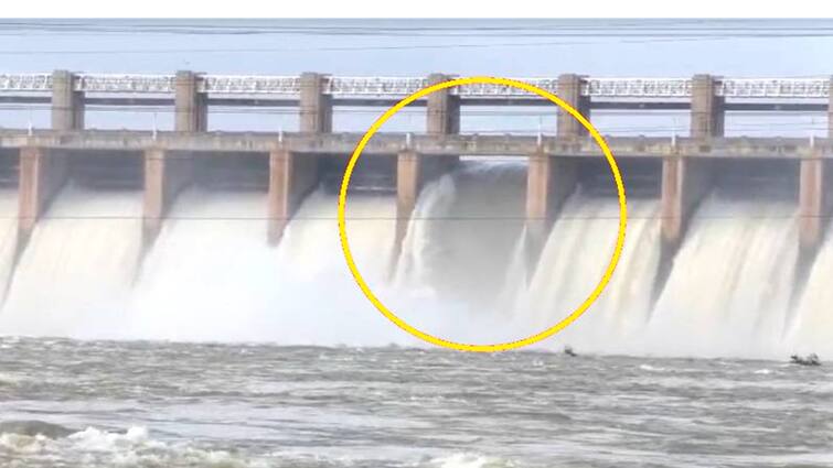 AP News tungabhadra dam gate washed away due to heavy floods Tungabhadra Dam Gate: తెగిపోయిన తుంగభద్ర డ్యామ్ గేట్ వైరు, వృథాగా పోతున్న వరద నీరు