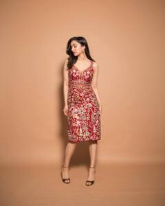 Shraddha Kapoor Steals The Spotlight In Stunning Red Silk Dress, Check Out All Pics