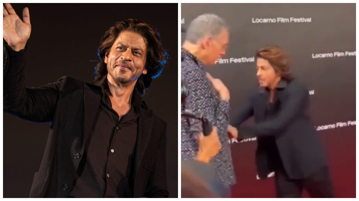 Viral Video: Shah Rukh Khan 'Pushes' Old Man On Locarno Film Festival Red Carpet, Netizens Criticise