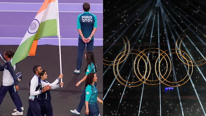 Paris Olympics 2024 Closing Ceremony: पेरिस ओलंपिक की क्लोजिंग सेरेमनी में खूब माहौल जमा. यह इस सेरेमनी के लिए स्टेडियम को थिएटर में ही तब्दील कर दिया गया.